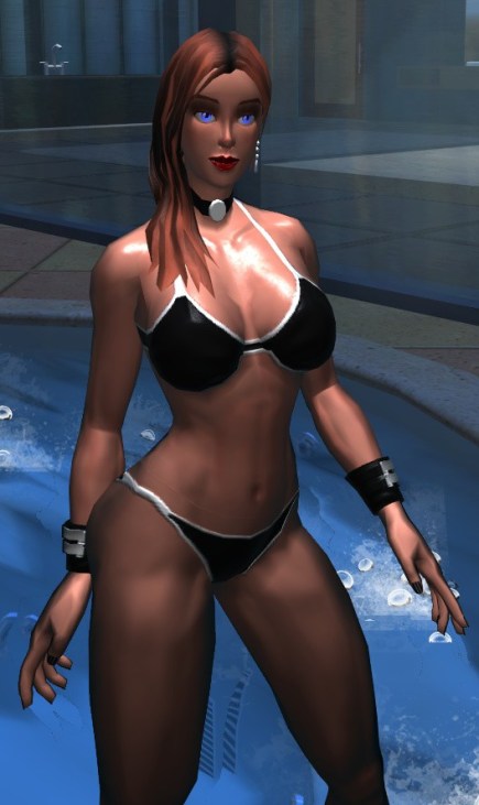 Em Black Bikini_Left Front